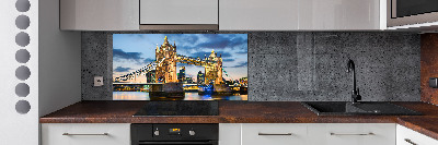 Kitchen splashback panel Tower Bridge London