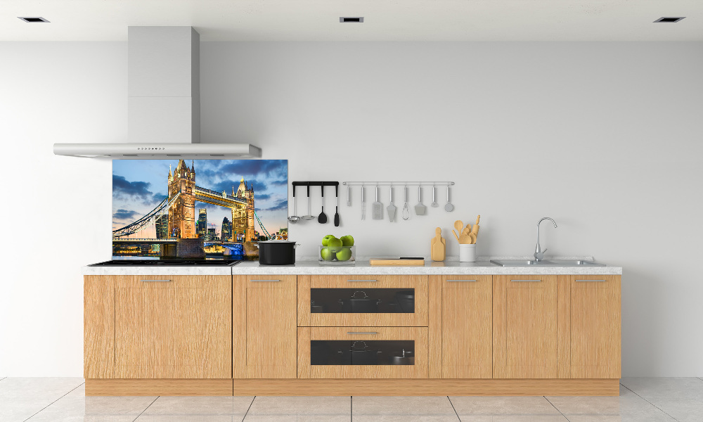 Kitchen splashback panel Tower Bridge London