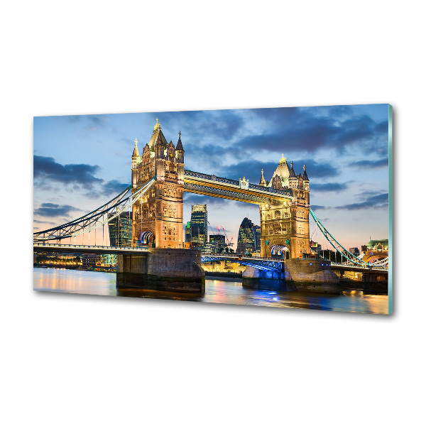 Kitchen splashback panel Tower Bridge London