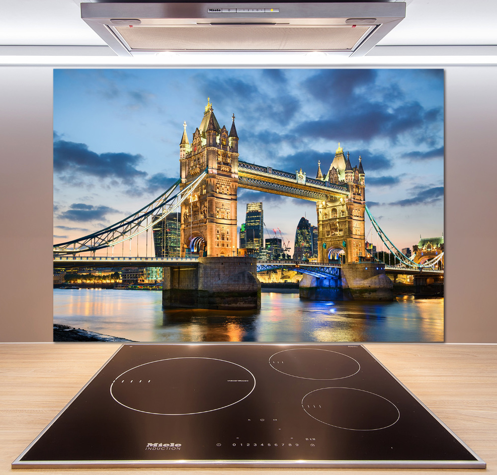 Kitchen splashback panel Tower Bridge London