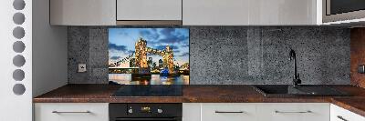 Kitchen splashback panel Tower Bridge London