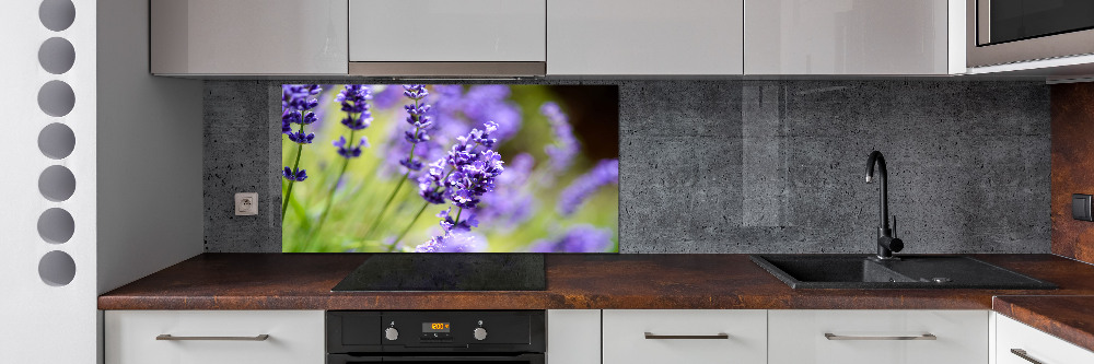 Cooker splashback Lavender