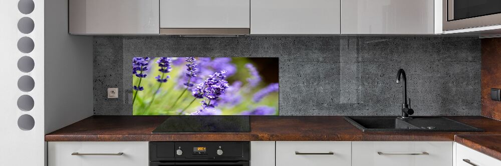 Cooker splashback Lavender