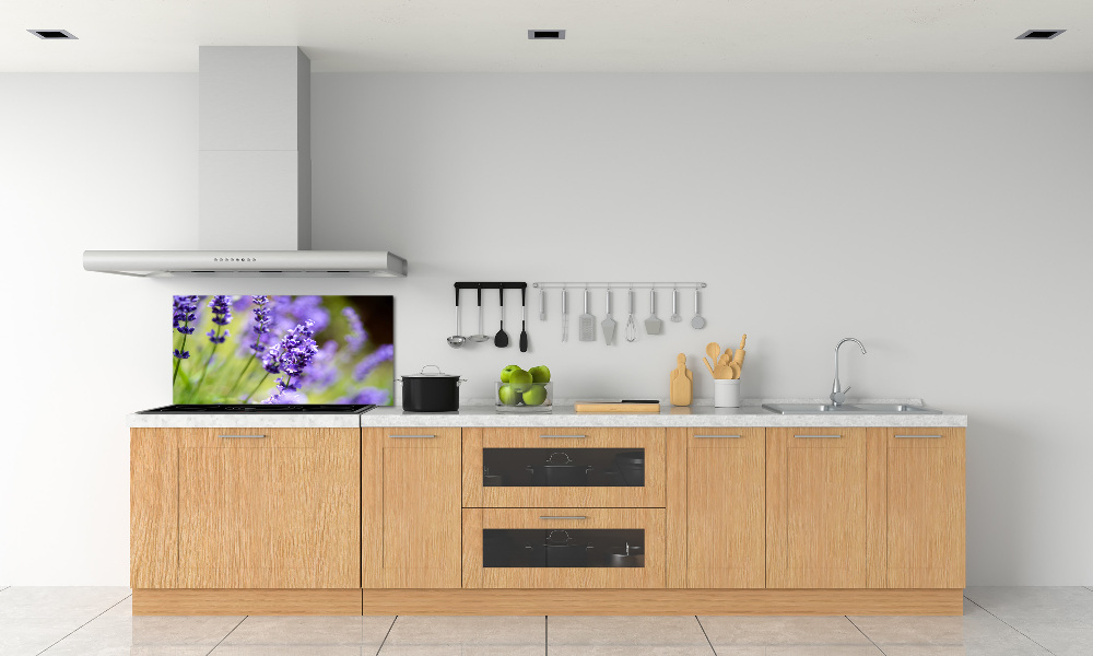 Cooker splashback Lavender