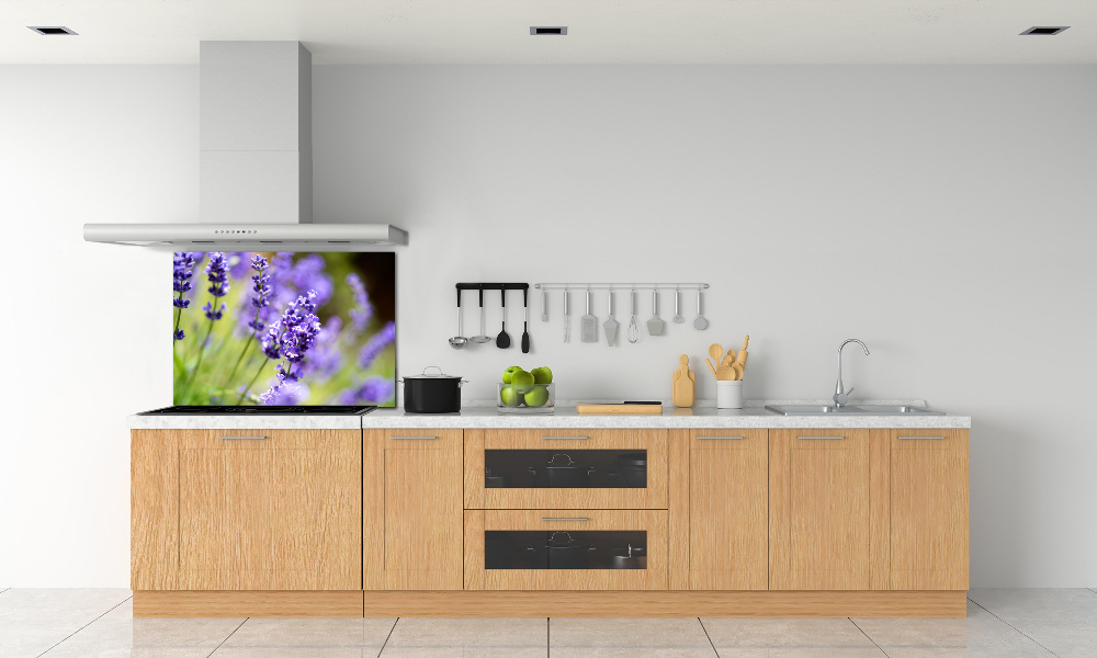 Cooker splashback Lavender