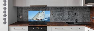 Kitchen splashback Yacht