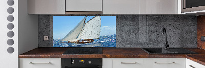 Kitchen splashback Yacht