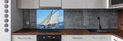 Kitchen splashback Yacht