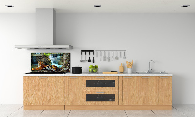 Cooker splashback Waterfall tiger