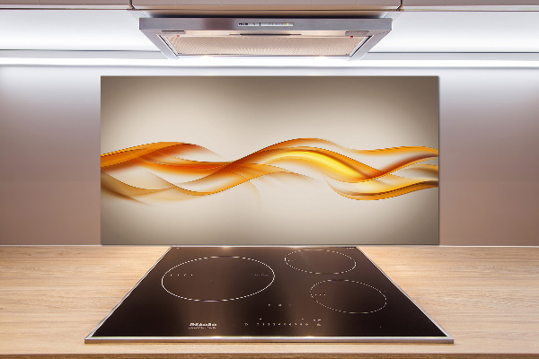 Kitchen splashback Wave abstraction