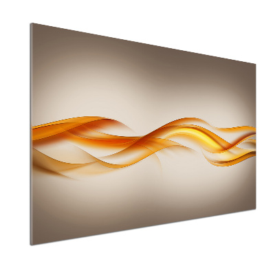 Kitchen splashback Wave abstraction