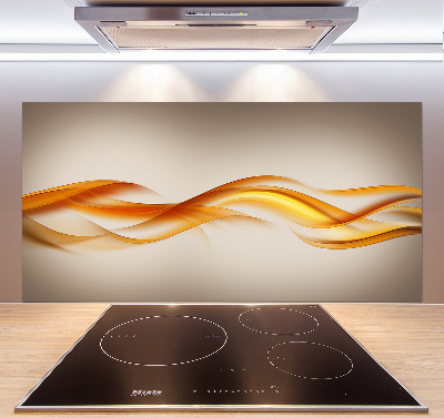 Kitchen splashback Wave abstraction