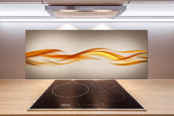 Kitchen splashback Wave abstraction