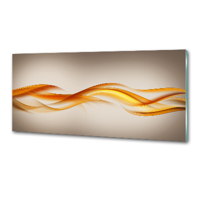 Kitchen splashback Wave abstraction