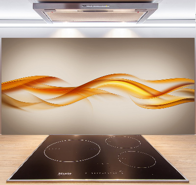 Kitchen splashback Wave abstraction