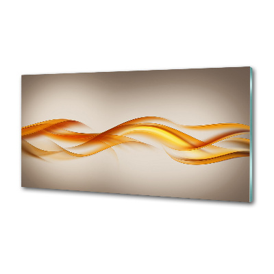 Kitchen splashback Wave abstraction