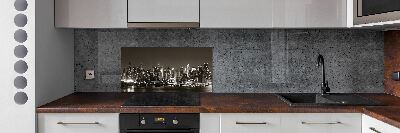 Kitchen splashback panel Manhattan New York