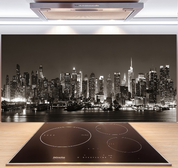 Kitchen splashback panel Manhattan New York