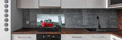 Kitchen splashback London bus