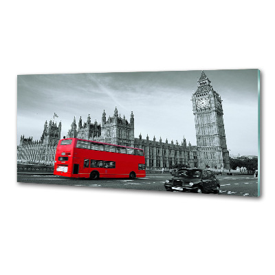 Kitchen splashback London bus