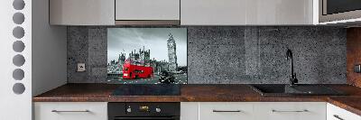 Kitchen splashback London bus