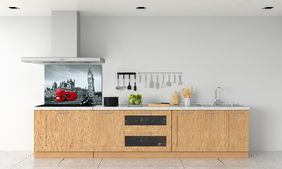 Kitchen splashback London bus