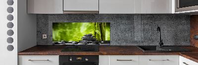 Cooker splashback Zen stones