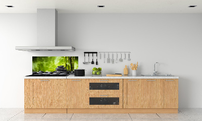 Cooker splashback Zen stones