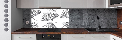 Kitchen wall panels Ginkgo