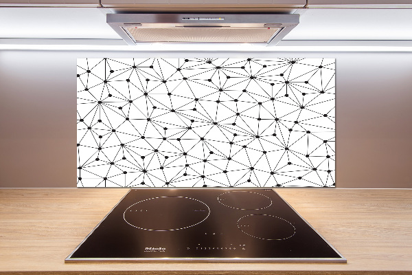 Cooker splashback Lines and circles