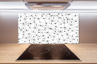 Cooker splashback Lines and circles