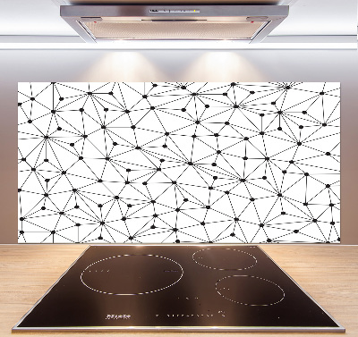 Cooker splashback Lines and circles