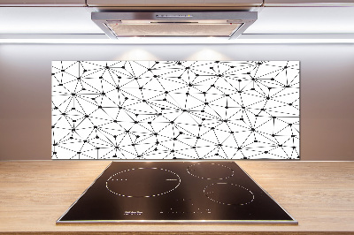 Cooker splashback Lines and circles