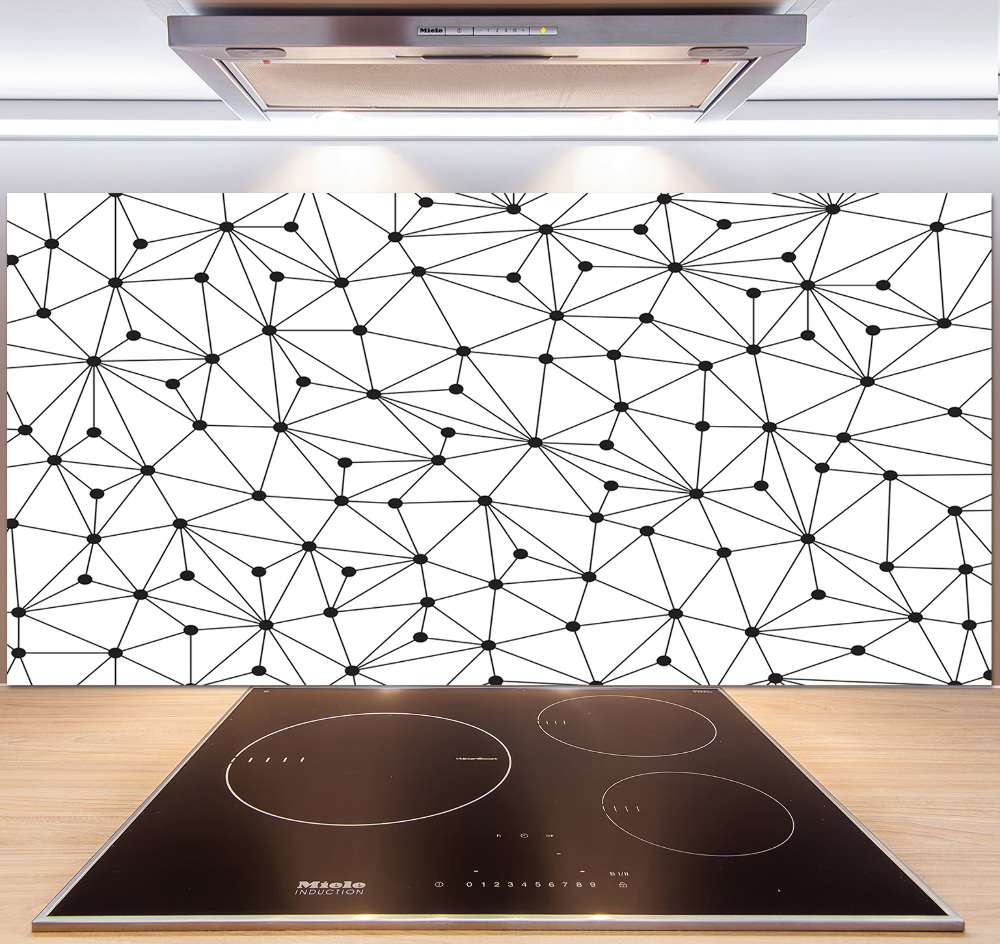 Cooker splashback Lines and circles