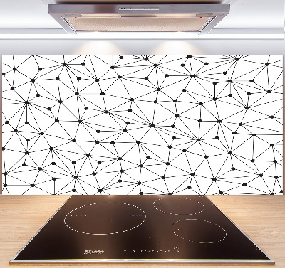 Cooker splashback Lines and circles