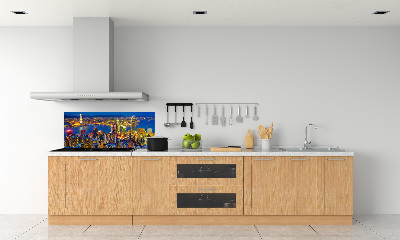 Kitchen splashback Hong Kong at night