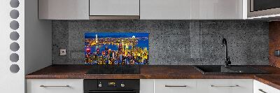 Kitchen splashback Hong Kong at night