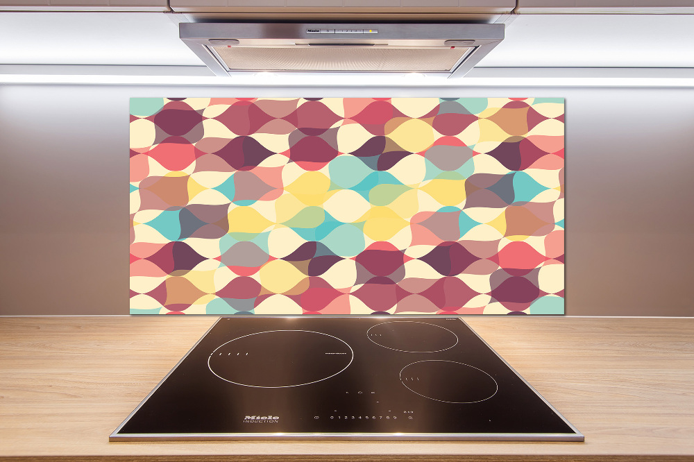 Cooker splashback Geometric background