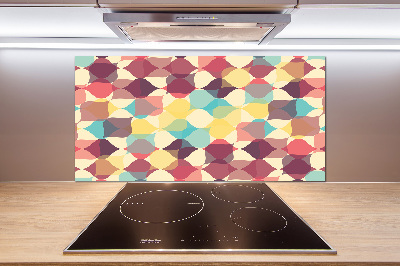 Cooker splashback Geometric background