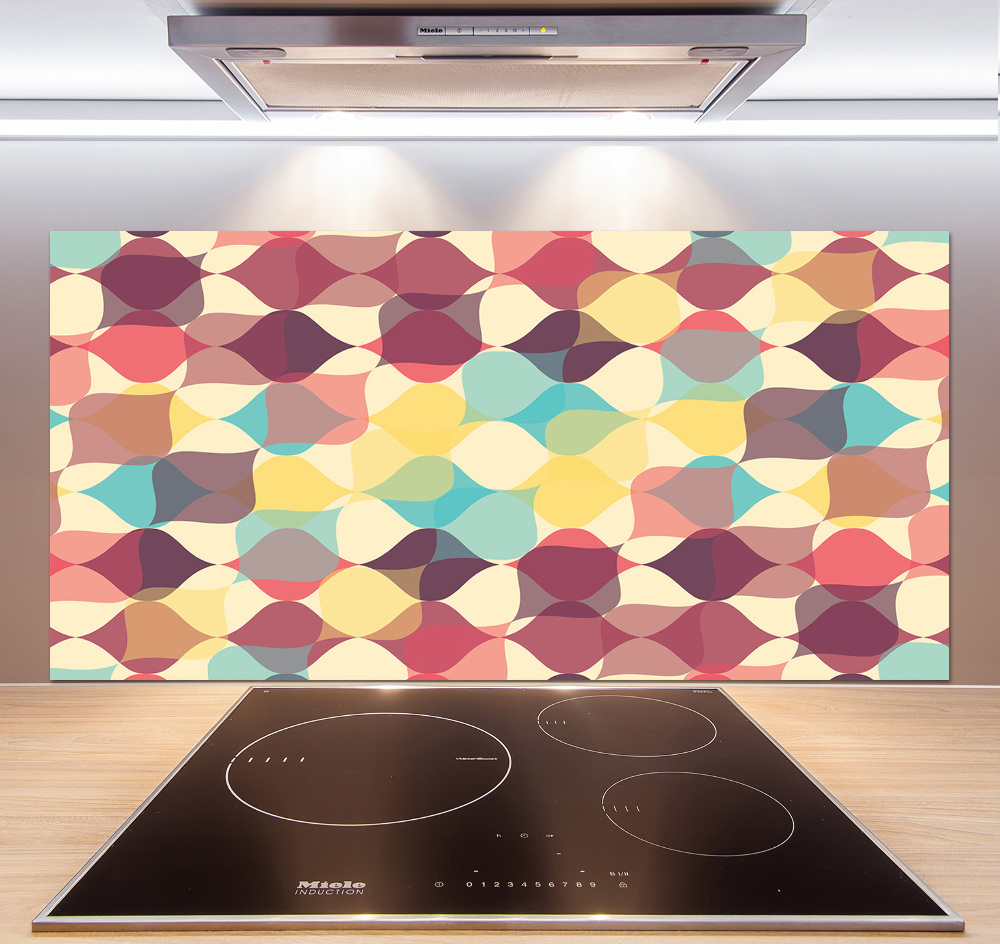 Cooker splashback Geometric background