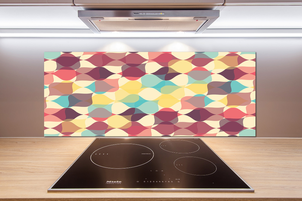 Cooker splashback Geometric background