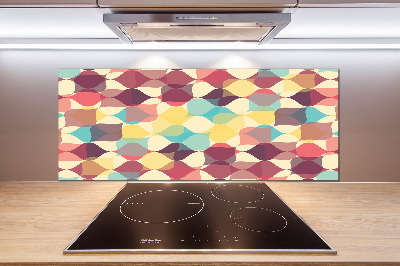 Cooker splashback Geometric background