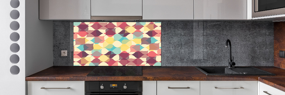 Cooker splashback Geometric background