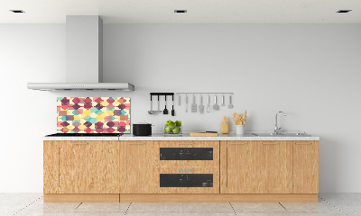 Cooker splashback Geometric background