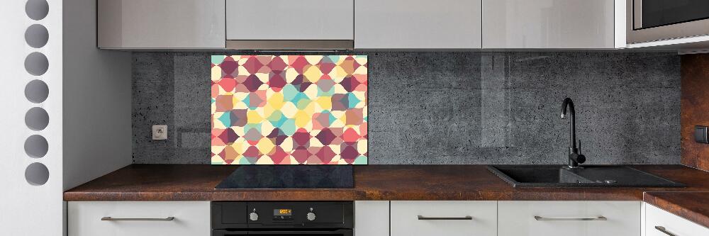 Cooker splashback Geometric background