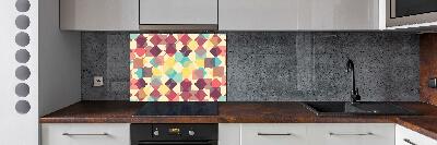 Cooker splashback Geometric background