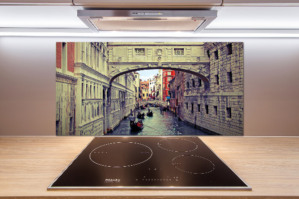 Glass splashback Venice Italy