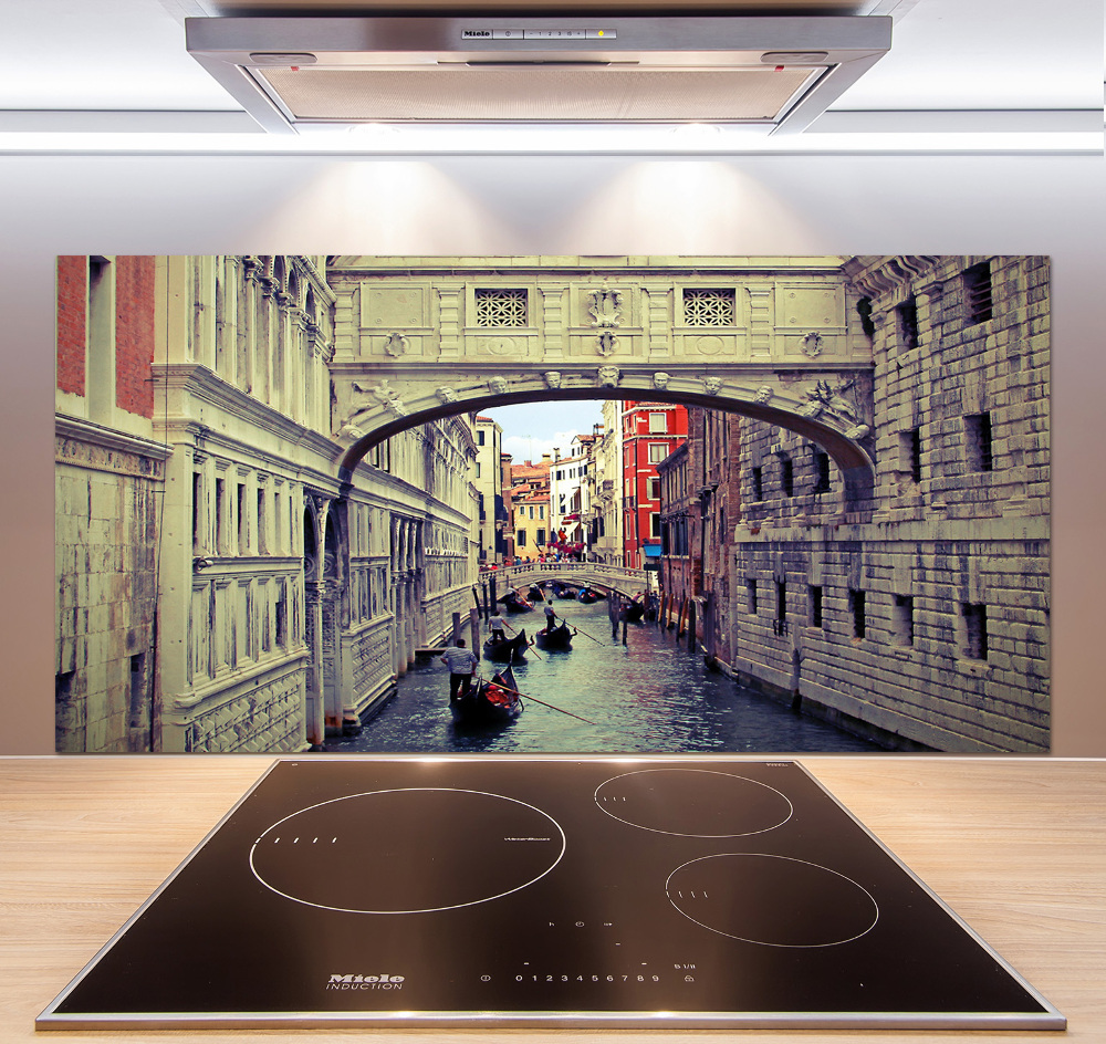 Glass splashback Venice Italy