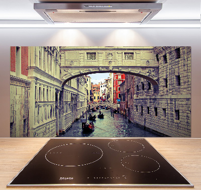 Glass splashback Venice Italy