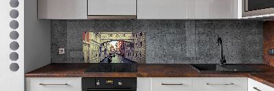 Glass splashback Venice Italy